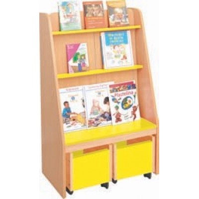 Nursery Series MJ100614 -  Εκθετήριο βιβλίων-Βιβλιοθήκη Μονής όψης με  ρά